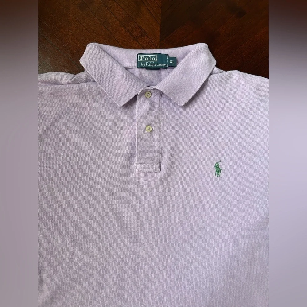 Ralph Lauren Men's Lavender Polo Shirt